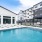 resort-inspired swimming pool outside Citizen House Blue Bluff Apartments in Austin, TX